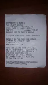 Mal acreditado el pago