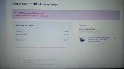 Falta reintegro de mí pagohola