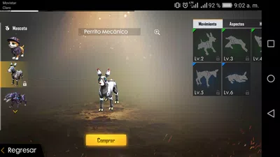 Complete el evento del perro mecánico y nobme lo dieron por que
