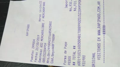 Estafa de empresa 652 de mercado libre
