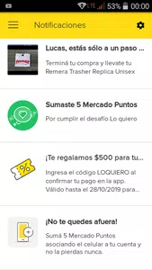 Cupón sin funcionar
