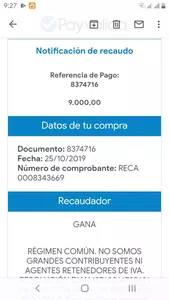 Hize una compra por payvalida y no me cargaron los diamantes