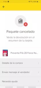 Problema con devolucion de dinero