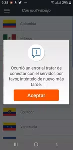 No puedo entrar a computrabajo