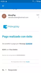 Reintegro de recarga