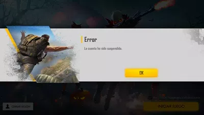 Error cuenta suspendida