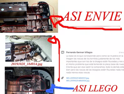 Mercadolibre estafa a vendedor venta #2176165452 reclamo : n.º 1041143048