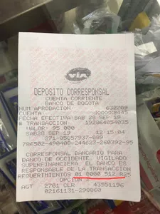 100 mil pesos perdidos por una mala consignación