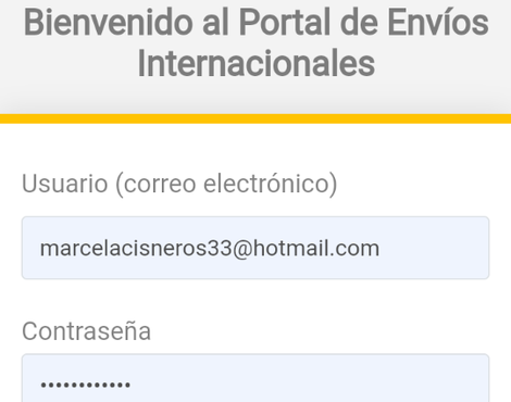 Correo argentino portal de envíos internacionales no funciona y te miententeléfo
