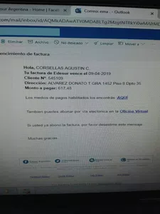 Facturas a nombre de mi papa