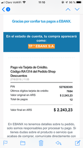 Quiero lo q compré o la plata!