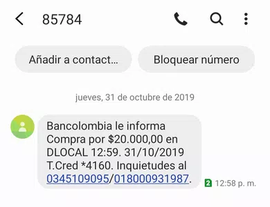 Utilizaron mi targeta para recargar cuenta indrive