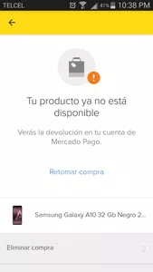 No tengo la opción