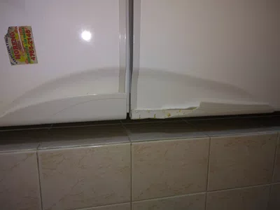 La manija de la heladera