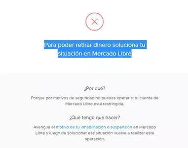Retirar mi dinero disponible de mi cuenta de mercadopago