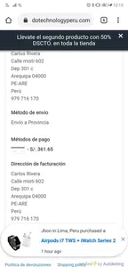 No enviaron el producto
