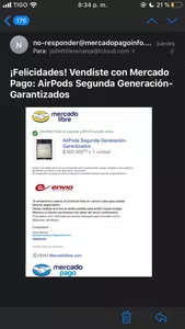 Estafa en mercado libre- nunca recibí mi dinero