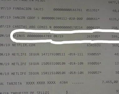 Débito inadecuado en mi tarjeta de crédito visa