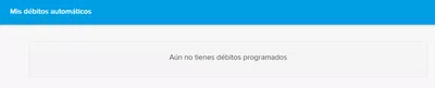 Baja debito automatico