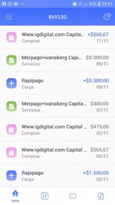 No teng el dinero q  ingrese a mercado pago y tengo otra cuenta