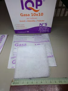 Estafan con gasas iqp