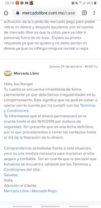 Mercado Libre no liberar mi dinero