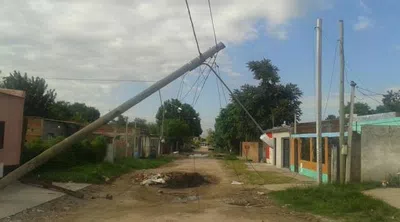 Caída de poste
