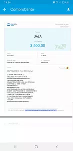 Cancelar un transferencia de plata a uala