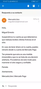 Bloqueo injusto de cuenta mercado libre venezuela
