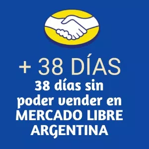 No puedo vender ni modificar publicaciones ni dar de baja la cuenta