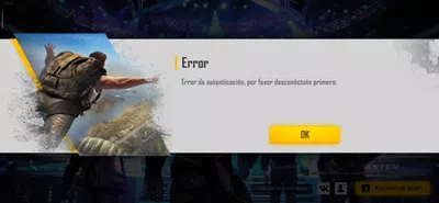 Problema al acceso a mi cuenta de free fire