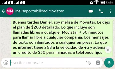 Movistar me estafo con el plan que me vendió
