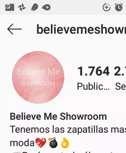 Estafa con zapatillas en instagram