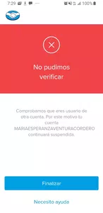 Cuenta suspendida