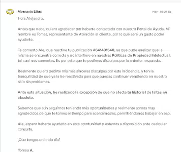 Suspendieron mi cuenta sin una razón valida