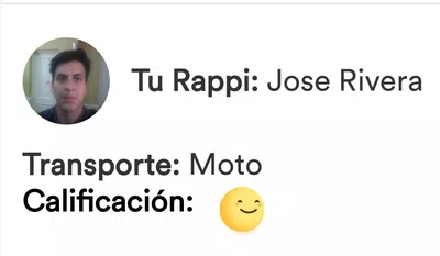 Robo estafa por parte de rappitendero