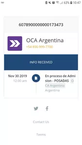 "proceso de admisión" oca