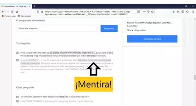 El vendedor me prometió factura b o c y no cumplió