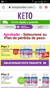Fraude keto plus diet