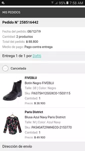 Me han cancelado mi pedido en dafiti y me lo habian aceptado