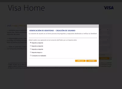 Visahome (web) no funciona