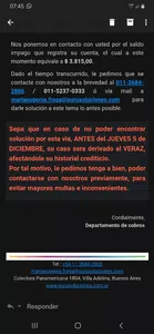 Solicitar cancelación de supuesta deuda