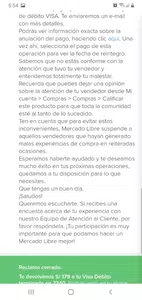 Quiero mi dinero de vuelta