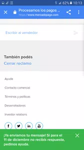 Reintegro del dinero