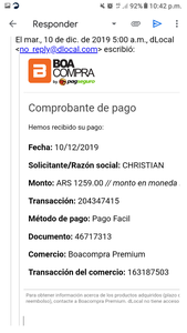 Quiero saber cuando me llegara el pedido