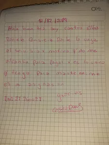 No me alcansa para pagar