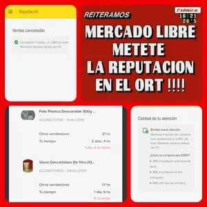 Ml perjudican mi reputacion sus tiempos de entrega
