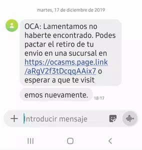Indican que no me encontraron y no vinieron