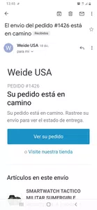 No llega mi reloj y esta descontado de mi tarjeta ya