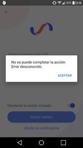 Olvide cuenta
